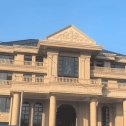 淮北黄金麻别墅外墙干挂石材效果示例