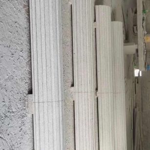 淮北 花岗岩厂家带你看白麻花岗岩门楼大柱柱皮