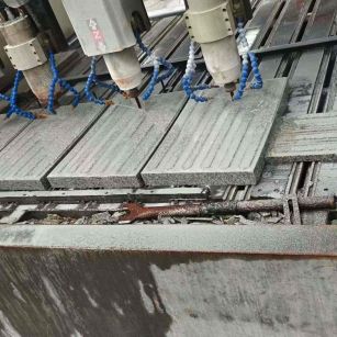 淮北 芝麻白花岗岩荔枝面盲道雕刻