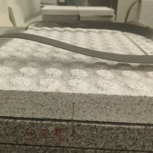 淮北 芝麻白花岗岩6.0公分荔枝面五轴加工雕刻盲点