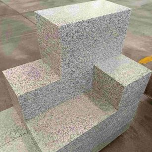 淮北 白麻花岗岩荔枝面地铺石