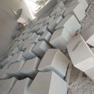 淮北 白麻花岗岩异形坐凳