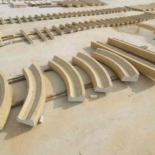 淮北 黄金麻花岗岩别墅线条