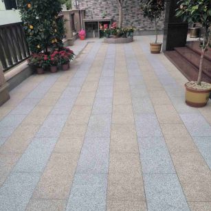 淮北 黄金麻白麻荔枝面庭院铺装展示