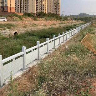 淮北 白麻河道栏杆效果展示图