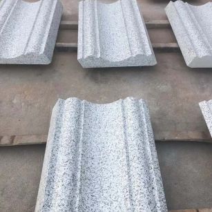 淮北 白麻花岗岩光面别墅线条