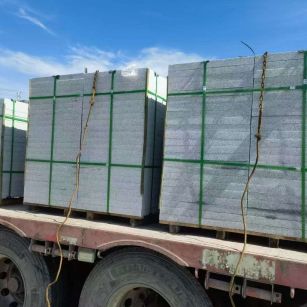 淮北 芝麻白花岗岩地铺石装车日常