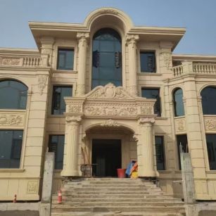 淮北 黄金麻花岗岩别墅外墙干挂