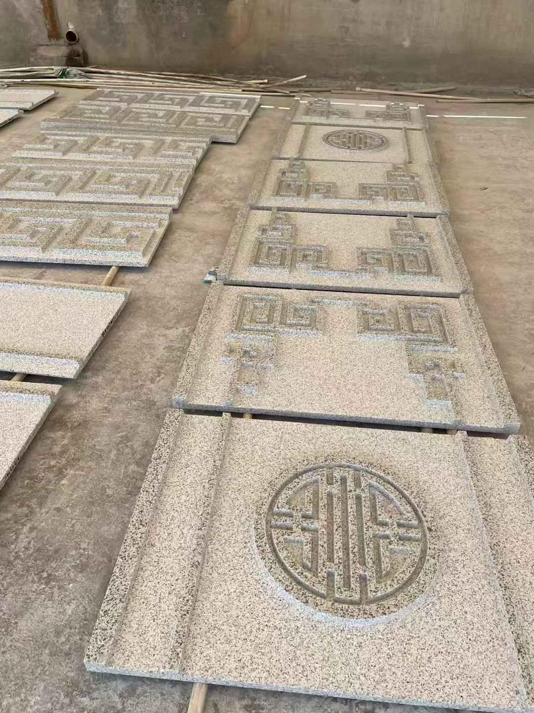 淮北 白麻花岗岩外墙立面雕刻板