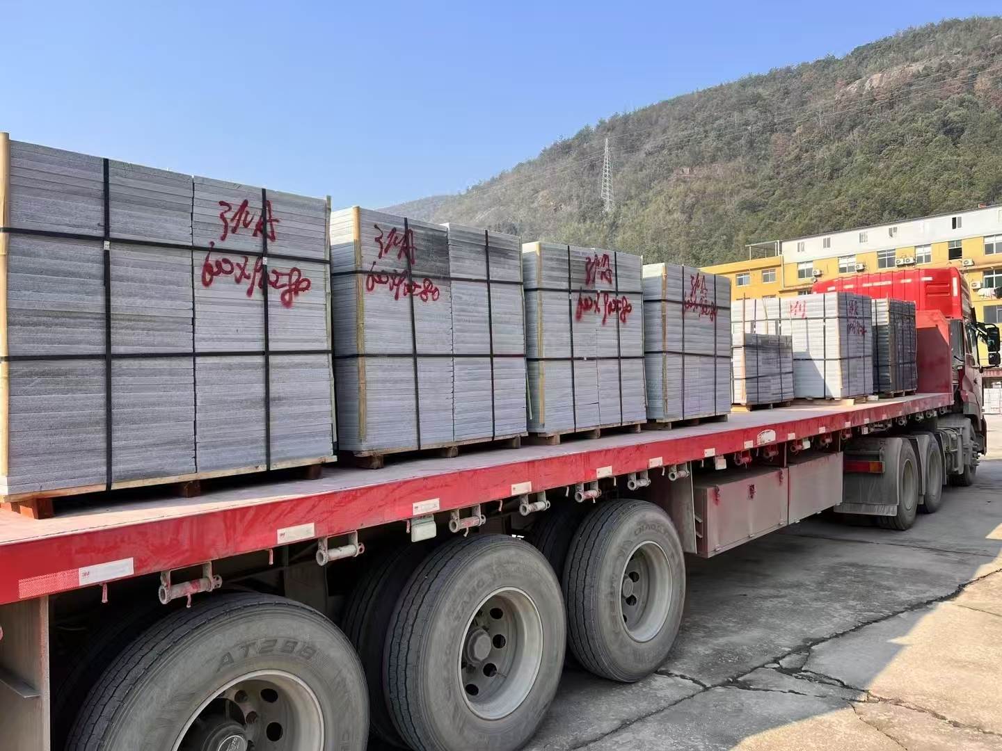 淮北 芝麻灰地铺石出货日常