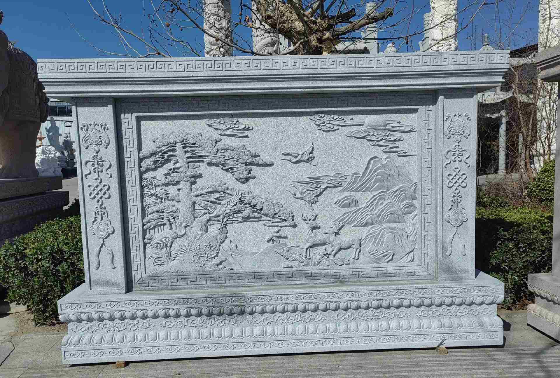 淮北 芝麻白大型照壁，屏风，影壁