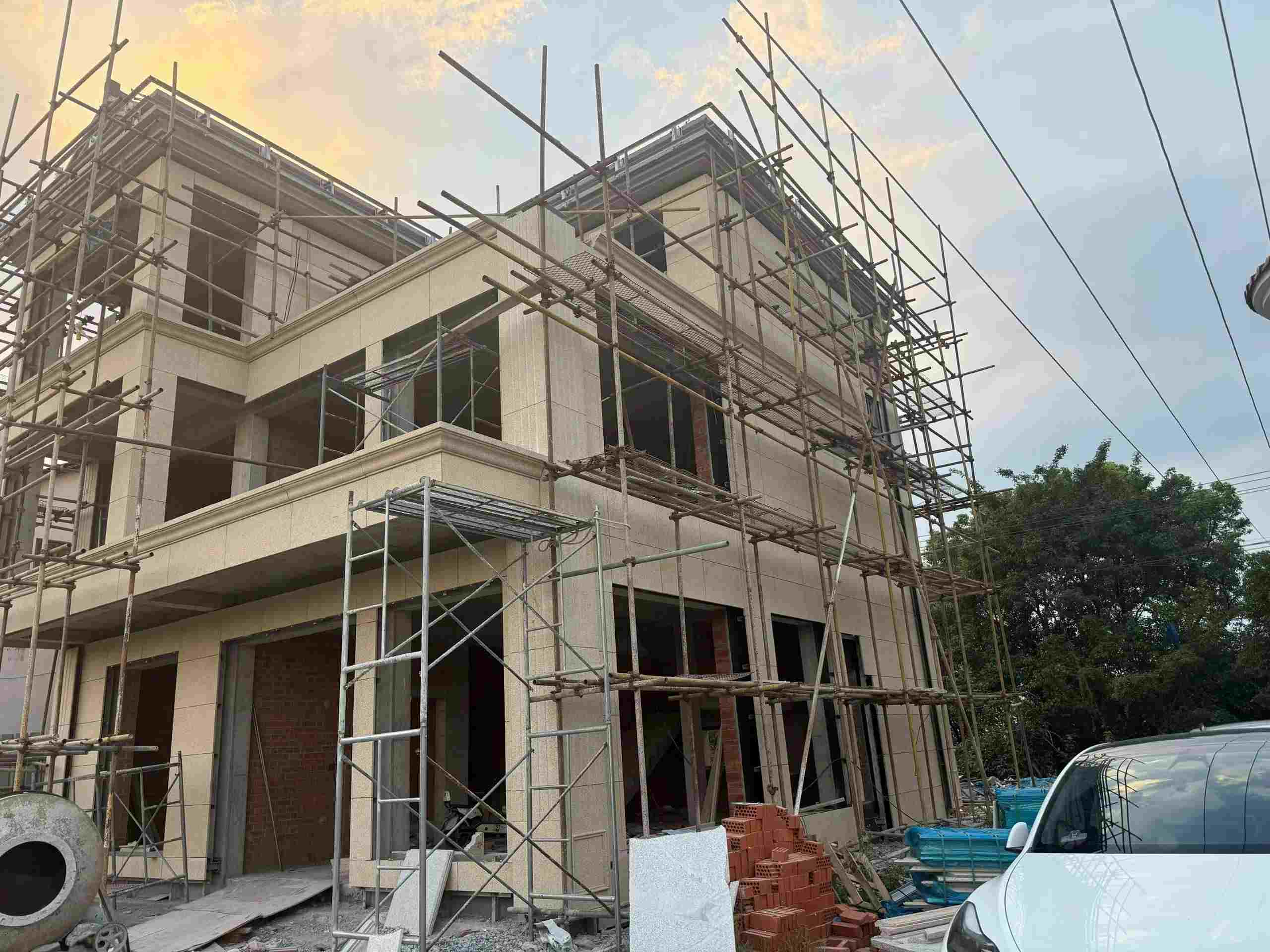 淮北 黄金麻荔枝面花岗岩外墙干挂