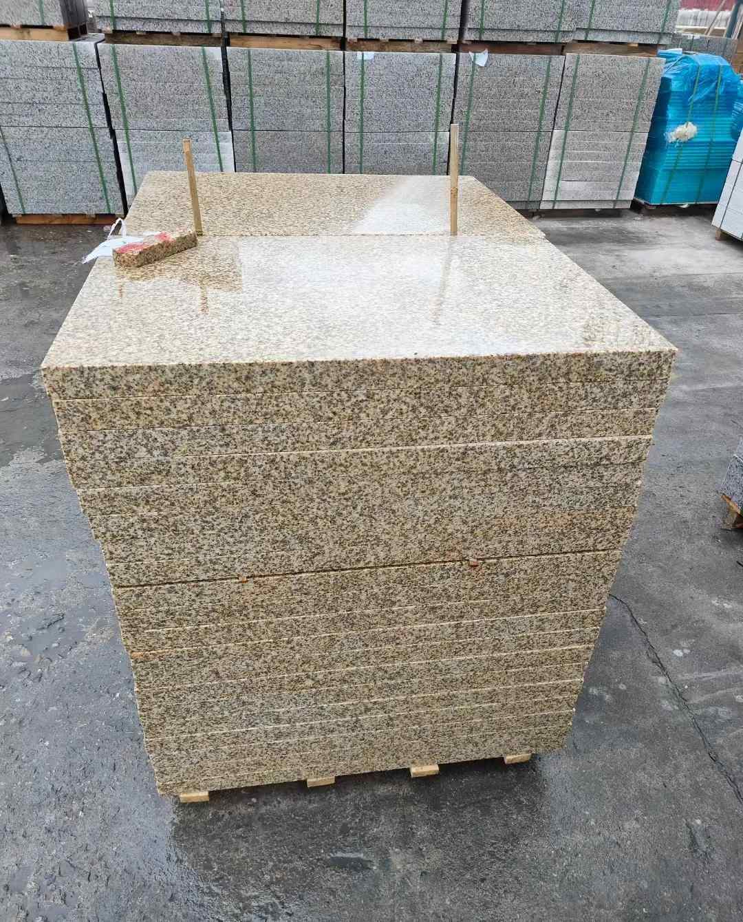 淮北 湖北黄金麻花岗岩石材荔枝面外墙石材