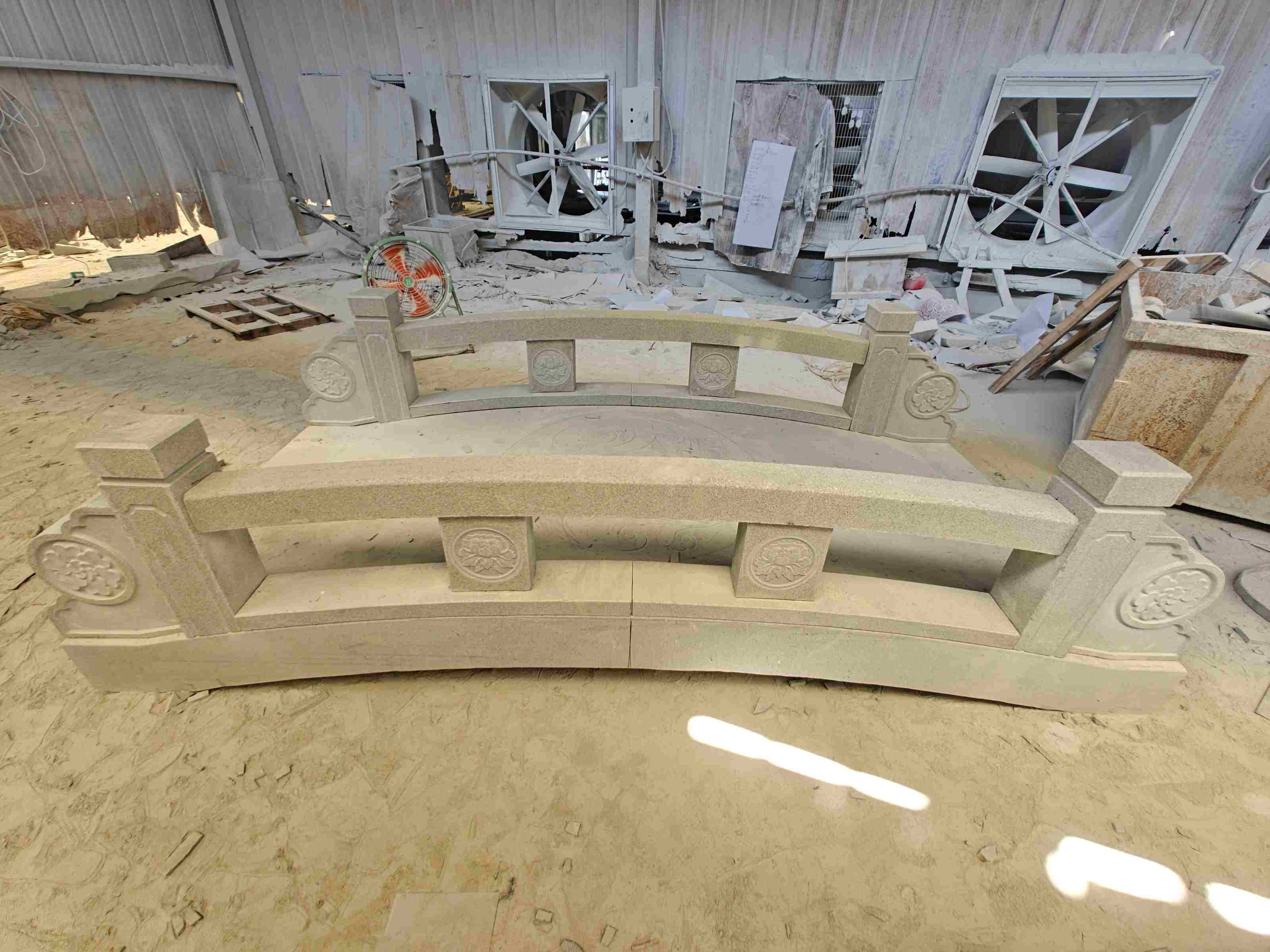 淮北 芝麻灰花岗岩异形加工-拱桥，石桥