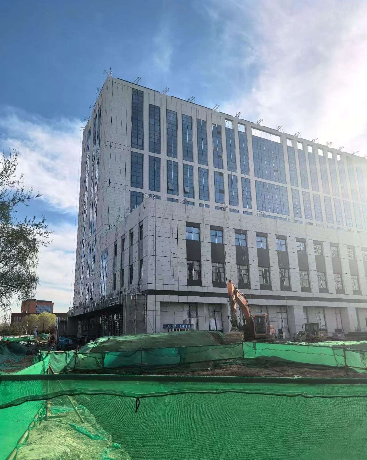 淮北 白麻花岗岩石材外墙干挂