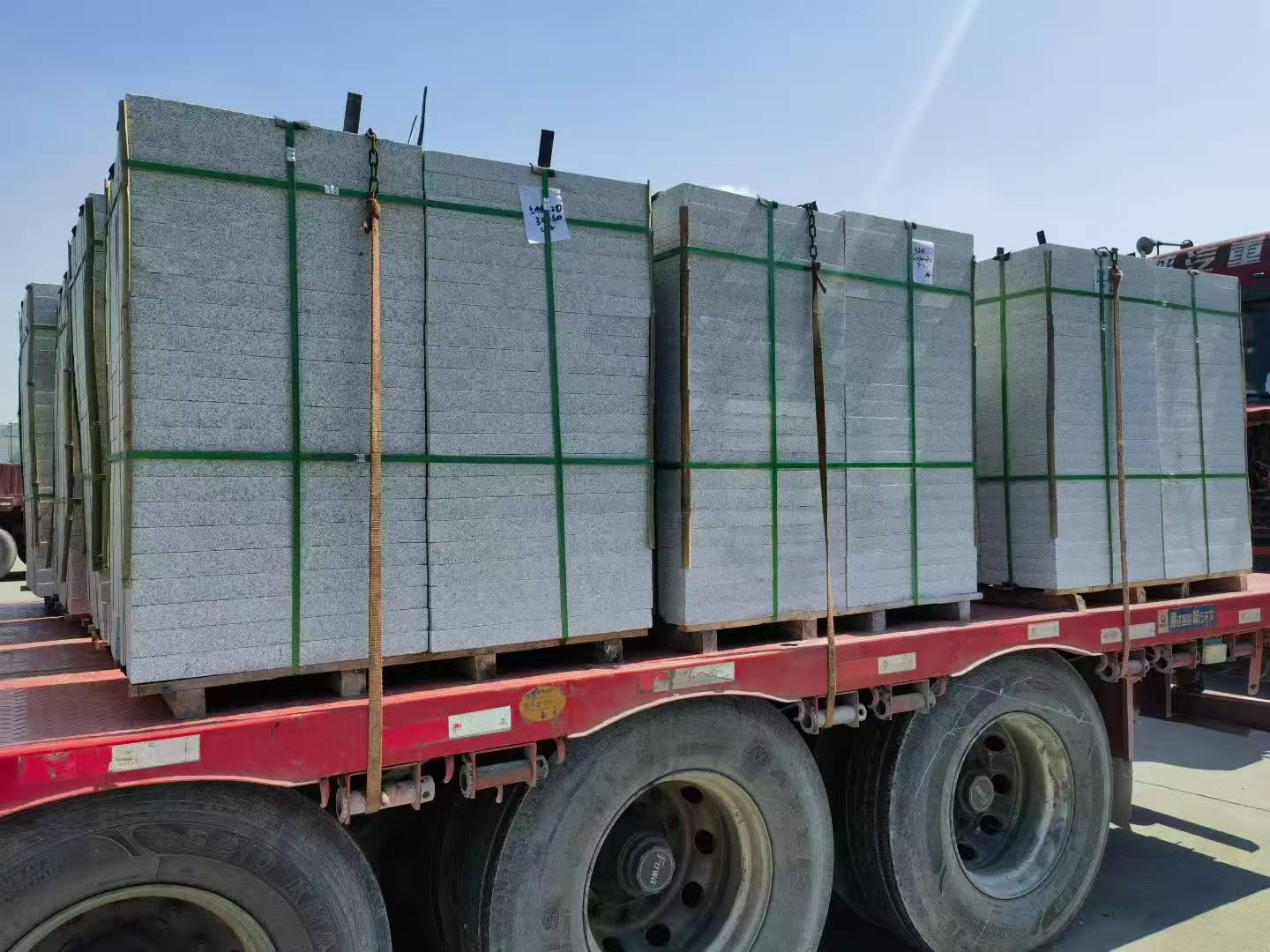 淮北芝麻白花岗岩出货日常地铺石