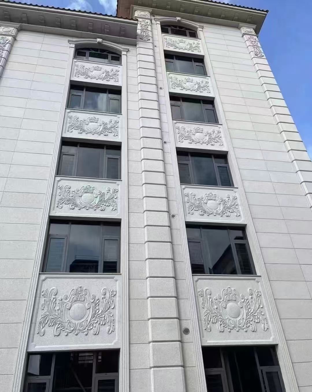 淮北 白麻荔枝面花岗岩别墅外墙干挂