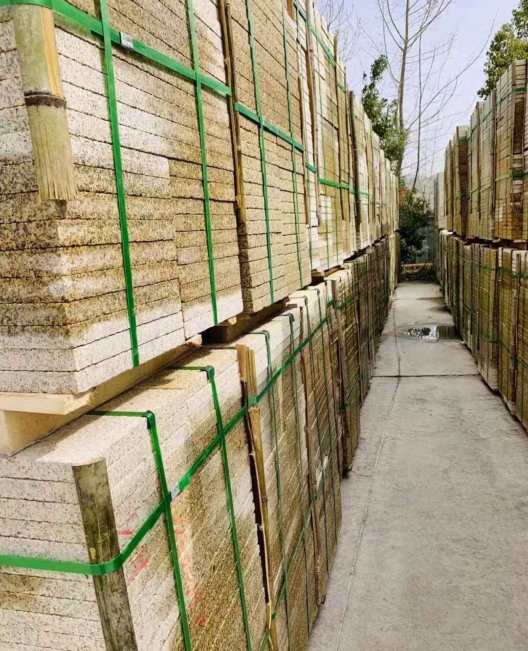 淮北 黄金麻花岗岩荔枝面地铺石