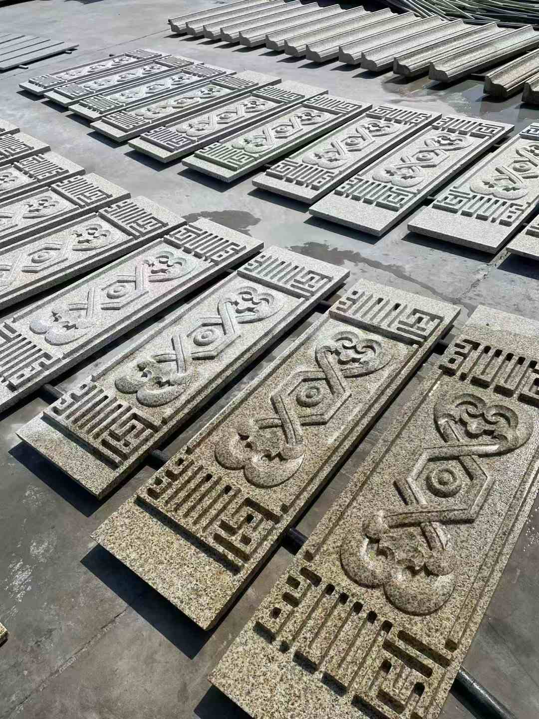 淮北 黄金麻花岗岩外墙雕刻板