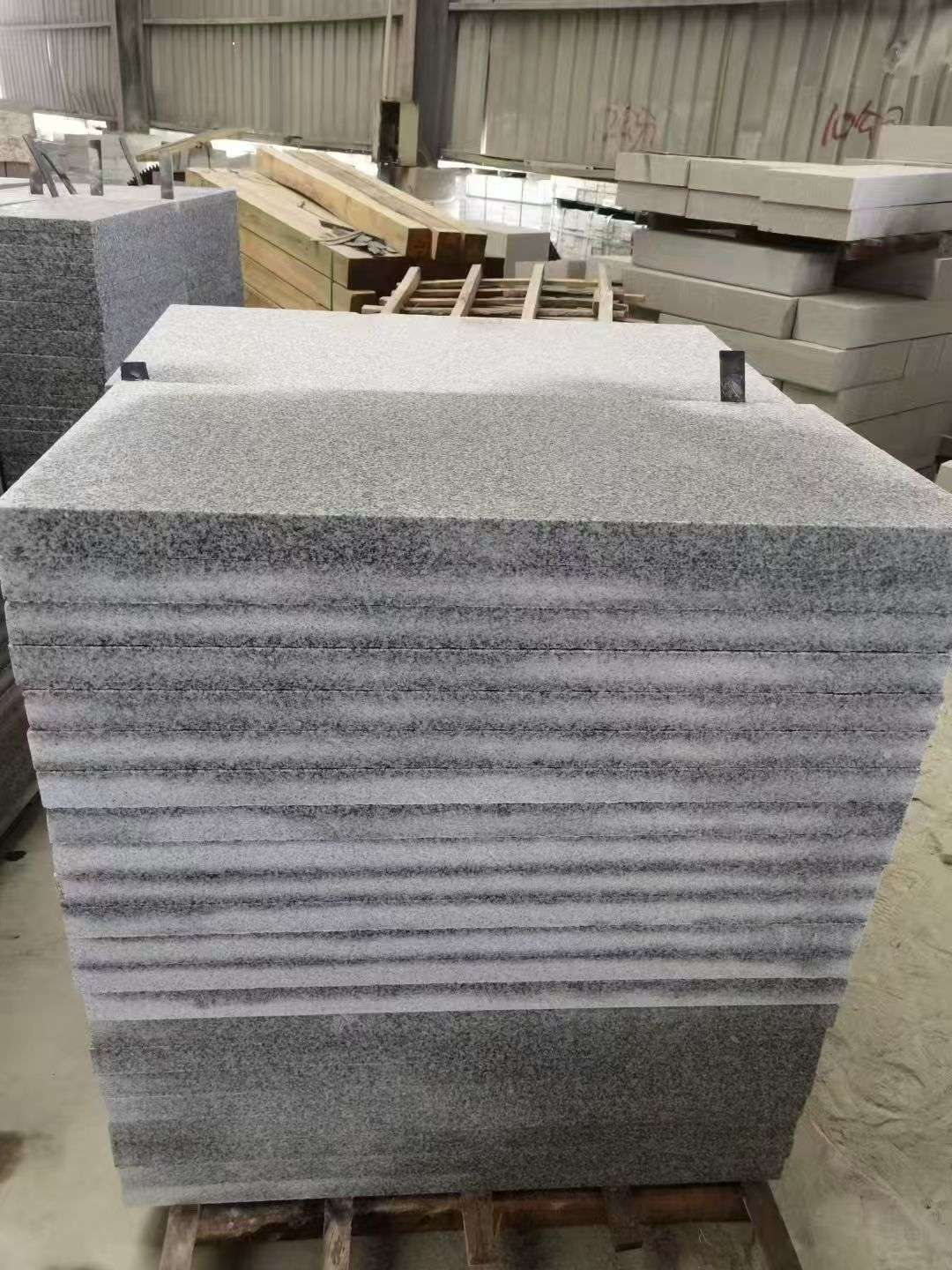 淮北 芝麻白5公分火烧地铺成品，900*400，规格可定制