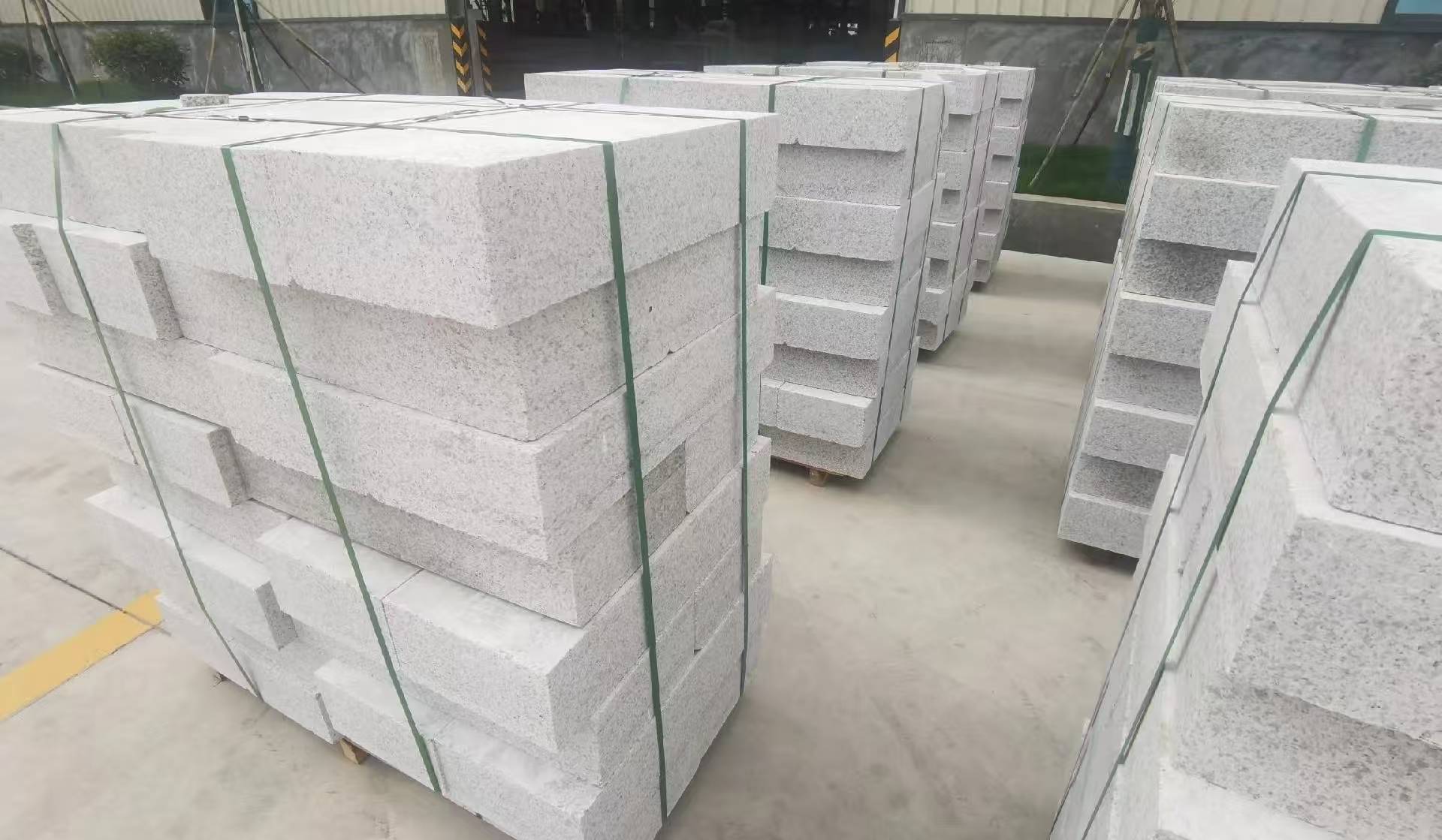 淮北 白麻花岗岩路沿石，立缘石，平缘石，路牙石，道牙石，马路牙子等